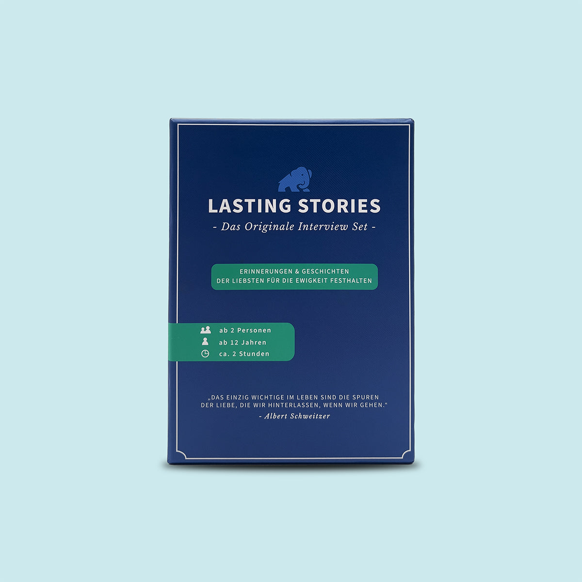 Interview Set Lebensgeschichte Lasting Stories